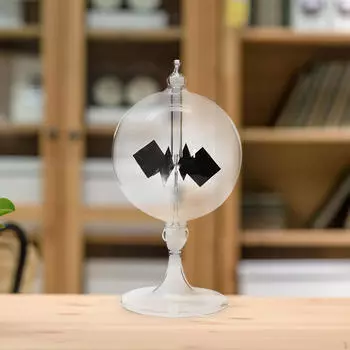 Вращающиеся лопасти Crookes на солнечной энергии, украшение под легким давлением, ветряная мельница для