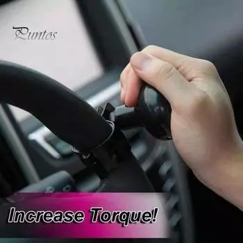 Вращающиеся ручки рулевого колеса, универсальная установка, простое управление одной рукой, эргономичный дизайн, вращающиеся ручки рулевого колеса для легковых автомобилей, внедорожников, грузовиков чёрный