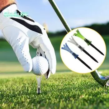 Вращающиеся шипы для гольфа, 3 шт.: регулируемая высота каблука, ограничительная футболка для мяча, тренировочный инструмент для гольфа, оборудование для тренировочной футболки 3pcs
