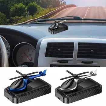 Вращающийся автомобильный ароматерапевтический вертолет, автомобильный диффузор духов, освежители воздуха, аксессуары для украшения интерьера дома и автомобиля синий