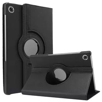 Вращающийся чехол для Lenovo Tab M10 Plus FHD 10,3 TB-X606F M10 HD 2-го поколения 10,1 X306X X605F M8 8505F P11 Pro J606, чехол-подставка для планшета M8(TB-8705F 8505F) чёрный