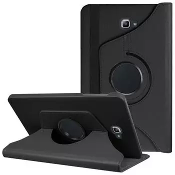 Вращающийся чехол для Samsung Galaxy Tab A7 SM-T500 T220 A 10,1 T510 A8 10,5 X200 T590 T580 E T560 8,0 T290 S6 Lite 10,4 P610 A7 Lite 8.7 SM-T220 чёрный