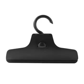 Вращающийся держатель для брюк для домашнего использования с прочной нескользящей вешалкой для одежды для семейного гардероба и путешествий чёрный