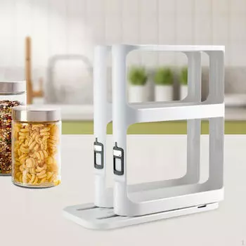 Вращающийся держатель для приправ, органайзер, многоцелевая подставка для приправ