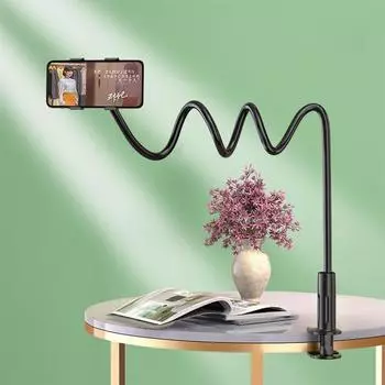 Вращающийся держатель для телефона Регулируемый ленивый кронштейн Портативная подставка для мобильного телефона Прямая трансляция