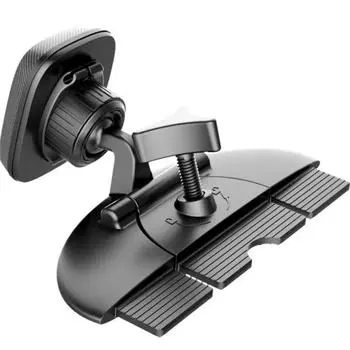 Вращающийся держатель для телефона, универсальный вращающийся на 360 градусов магнитный держатель для мобильного телефона, аксессуары для мобильных телефонов, автозапчасти, автомобильный держатель 1pcs чёрный