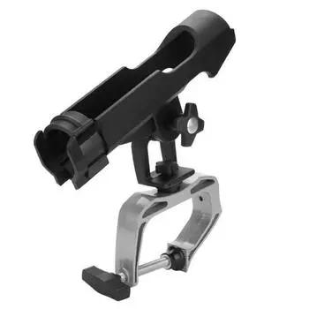 Вращающийся держатель для удочки для лодки, каяк, плот, боковые зажимы, стойка, аксессуары для рыболовных снастей