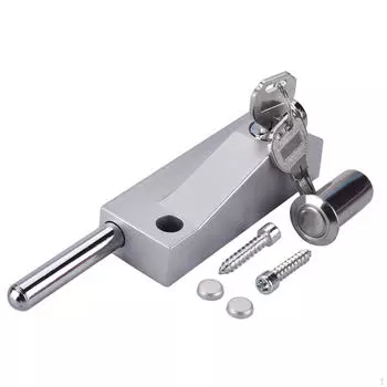 Вращающийся дверной замок, простой в использовании, износостойкий, врезной для пола в домашнем офисе Key Type