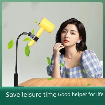 Вращающийся фен для волос без помощи рук и подставка для груминга домашних животных clip bracket, 80cm белый