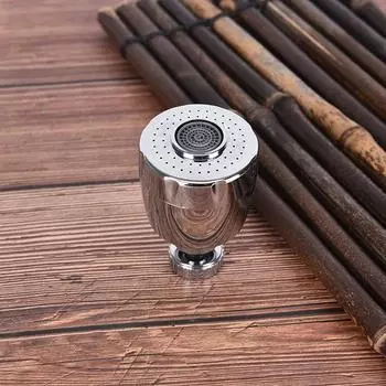 Вращающийся кухонный смеситель из нержавеющей стали с защитой от брызг, универсальный душ для воды серебряный