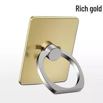 Вращающийся многофункциональный держатель-кольцо для телефона с липкой основой, защитой от потери и падения.