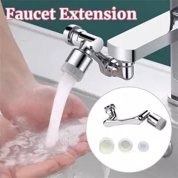 Вращающийся на 1080 градусов удлинитель для смесителя, распылительная головка, универсальный удлинитель для смесителя в ванной, аэратор, 2 режима, удлинитель для смесителя