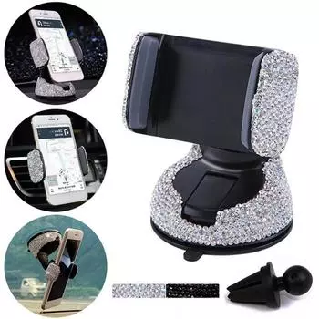 Вращающийся на 360° автомобильный держатель для телефона, универсальный автомобильный держатель для приборной панели, подставка для телефона с GPS, автоаксессуары, автомобильный держатель для телефона