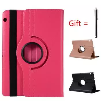 Вращающийся на 360 градусов чехол для Huawei MediaPad T3 10 9,6 T5 10,1 M5 8,4 10,8 M6 10,8, чехол для планшета Huawei T3 10 Play Pad 2 9,6 HuaWei M5 8.4 белый