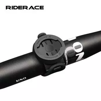 Вращающийся на 360 градусов держатель для велосипедного компьютера на руль, кронштейн для велосипедного компьютера MTB для Garmin IGPSPORT XOSS GPS Meter Base чёрный