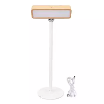 Вращающийся на 360 градусов настенный светильник с аккумулятором, теплый свет 3000 К, регулируемая яркость, сенсорное управление, магнитное дерево D