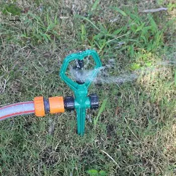 Вращающийся на 360 градусов разбрызгиватель для газонов с колышком. Простая сборка. Настраиваемая зона распыления. Автоматическое навесное устройство для разбрызгивания воды.