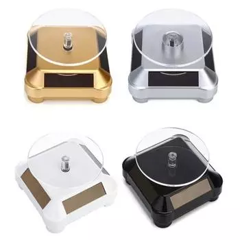 Вращающийся на 360 градусов солнечный дисплейный стенд для ювелирных изделий, душевая организация, держатель для торгового центра, часы, телефон, кронштейны для показа золотой