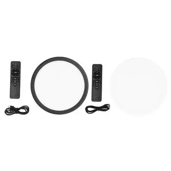 Вращающийся на 360 градусов стенд для демонстрации, скорость и направление регулируются, питание от USB, 22 см, электрический поворот Black