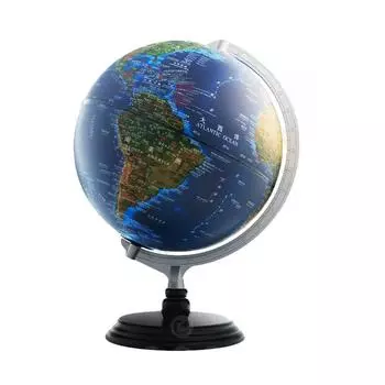 Вращающийся на 360 градусов студенческий глобус по географии, образовательное украшение для детей, большой сенсорный глобус, ночник G3068