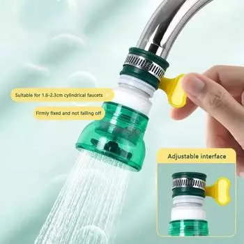 Вращающийся на 360 градусов телескопический фильтр-насадка для душа с защитой от брызг, универсальный шарнирный фильтр для смесителя, кухонные принадлежности 4.5*8cm
