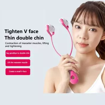 Вращающийся на 360 градусов V-образный ролик для лица, массажер для рук с Y-образной формой, подтяжка лица, двойной ролик для уменьшения морщин, портативный инструмент для красоты
