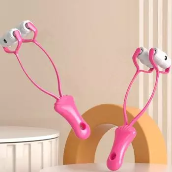 Вращающийся на 360 градусов V-образный ролик для лица, массажер для рук с Y-образной формой, подтяжка лица, двойной ролик для уменьшения морщин, портативный инструмент для красоты one size