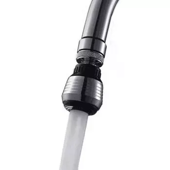 Вращающийся на 360 градусов водосберегающий водопроводный кран из ABS-пластика, 2 режима, соединитель 24 мм, аэратор для водопроводного крана