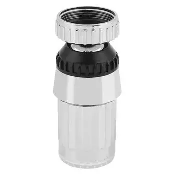 Вращающийся на 360 градусов водяной 3-цветный светодиодный светильник для кухонной мойки, распылитель-распылитель