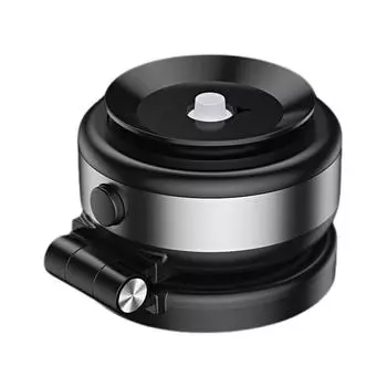 Вращающийся на 360° вакуумный автомобильный держатель для iPhone, магнитный автомобильный держатель, вакуумный держатель для телефона, автомобильные аксессуары чёрный