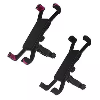 Вращающийся на 360° велосипедный руль, держатель для телефона, зажим, кронштейн для iPhone чёрный