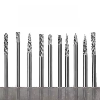 Вращающийся напильник из карбида вольфрамовой стали 3*3 фреза для металла и электрической шлифовки