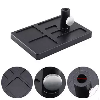 Вращающийся пьедестал для мушек, держатель для органайзера для инструментов и рыболовных принадлежностей