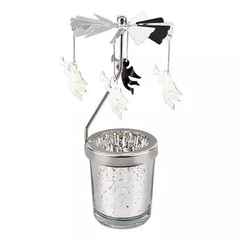 Вращающийся подсвечник для чайной свечи, вращающийся подсвечник для праздничной свадьбы