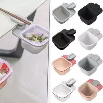 Вращающийся ящик для хранения под столом, офисный мусорный бак под столом, мусорный бак для пищевых отходов, кухонный мусор One Size