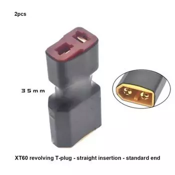 Вращающийся разъем «мама» XT90 EC3 для аккумулятора самолета к разъему типа «банан» для 2 шт. сварочных принадлежностей 1