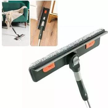 Вращающийся с силиконовым скребком для мытья окон, швабра для мытья душа, щетка для щелей, кухня 5 sections