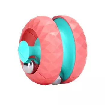 Вращающийся шарик-трек игрушка для детей и взрослых домашняя портативная забавная головоломка для снятия стресса с вращающимся шариком розового цвета
