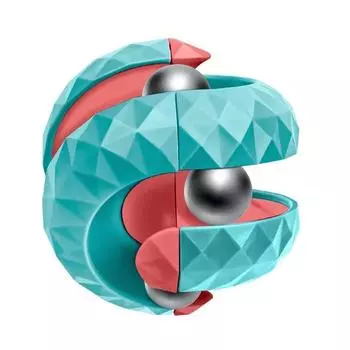 Вращающийся шарик, трек, волшебный куб, игрушки-непоседа на кончиках пальцев, игрушки для детей и взрослых, снятие стресса, пазлы из бисера, детские развивающие игры, игрушки синий