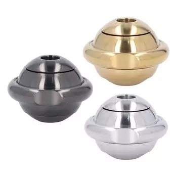 Вращающийся шнурок бусина игрушка на палец шнурок из нержавеющей стали бусина развлечение игрушка для снятия стресса Gold