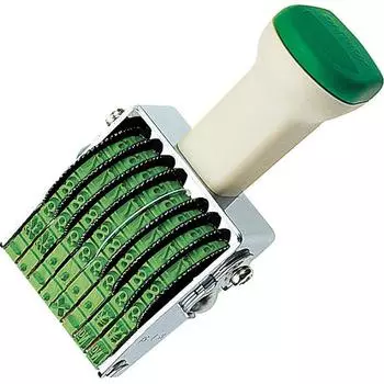 Вращающийся штамп KOKUYO, европейские цифры, шрифт Mincho, нет. 4 (8 подряд) ИС-4-8