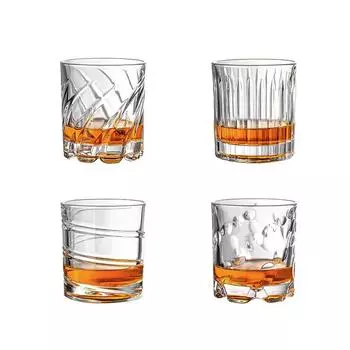 Вращающийся стакан для виски Старомодный стакан для питья бурбона, скотча, коктейлей, виски, стакана для коктейля Креативный индивидуальный стакан 201-300ml