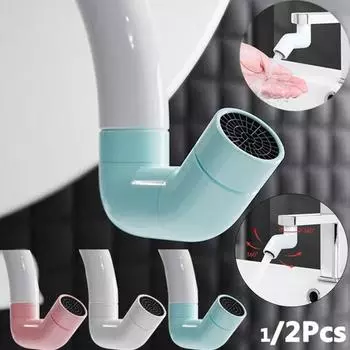 Вращающийся удлинитель для кухонного смесителя, переходник на насадку для экономии воды, универсальный фильтр от брызг, спрей, аксессуары для раковины в ванной, адаптер для смесителя MYY белый