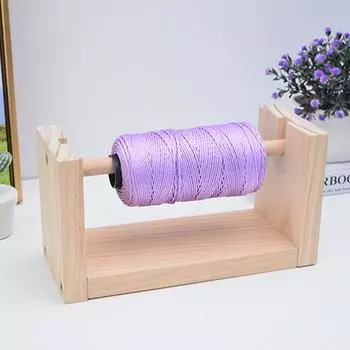 Вращающийся вал из древесной шерсти, вращающийся шар из вязальных ниток, инструмент для ручного вязания, деревянная основа рамы, вал 20*10*13cm