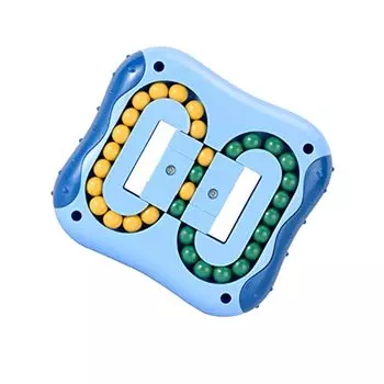 Вращающийся волшебный куб, спиннер, игрушки для детей, головоломки, образовательная вечеринка, детские карнавальные мероприятия, игрушки, подарки 11x10x2.8cm индиго