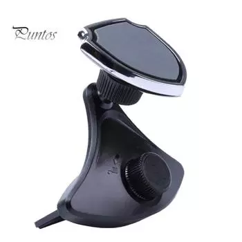 Вращение на 360 градусов Автомобильный слот для компакт-дисков Подставка для мобильного телефона Магнитный держатель Кронштейн чёрный