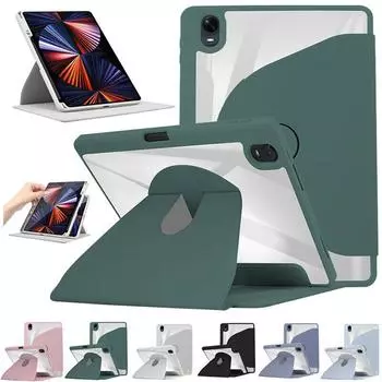 Вращение на 360 градусов для Oppo Pad Air 10,36, 11,0 дюймов, противоударный чехол-подставка с подставкой для карандашей, прозрачная задняя крышка, чехол для планшета Oppo Pad 11,0 дюймов, 2022 г. Oppo Pad Air 10.36 inch 2022