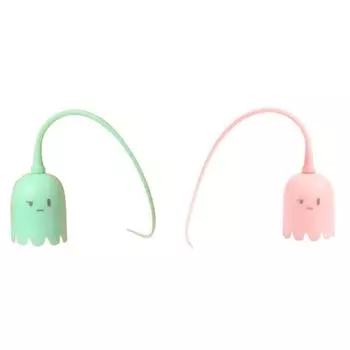 Вращение на 360 ° интерактивная палочка-тизер для домашних животных, силиконовая, катящаяся, хвост котенка, для помещений зелёный