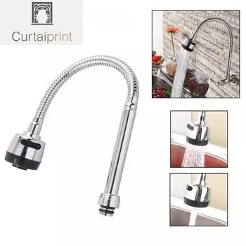 Вращение на 360°, кухонные смесители, экономия воды, насадка для удлинителя, кран для раковины, смеситель для раковины с двойным отверстием, аксессуары для ванной комнаты серебряный