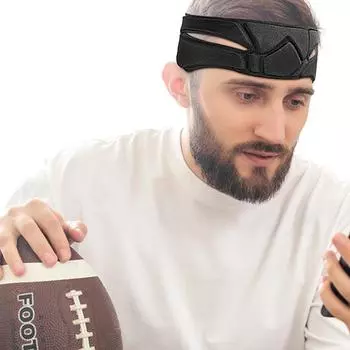 Вратарский шлем, противоударный, регулируемый, футбольный, регбийный шлем, защитное снаряжение, удобная спортивная повязка на голову